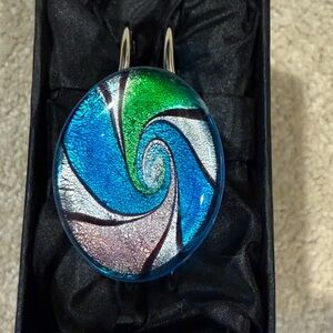 New Gorgeous Spun Dichroic Bracelet , Never been worn!